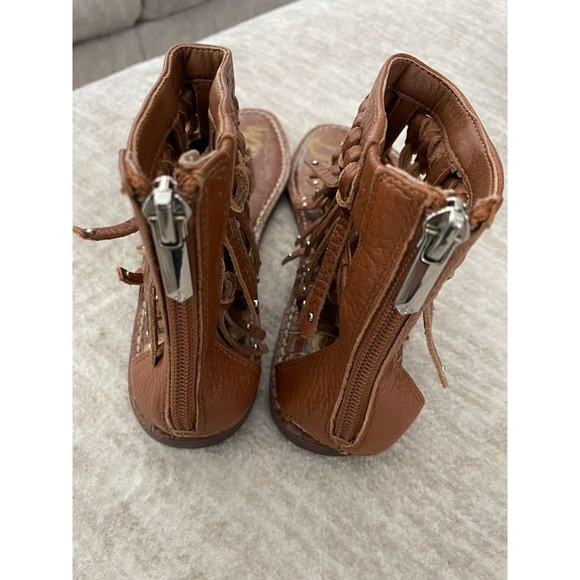 Sam Edelman Womens Griffen Saddle Leather Fringe Sandals Size 6 M - 231311 - Picture 6 of 8